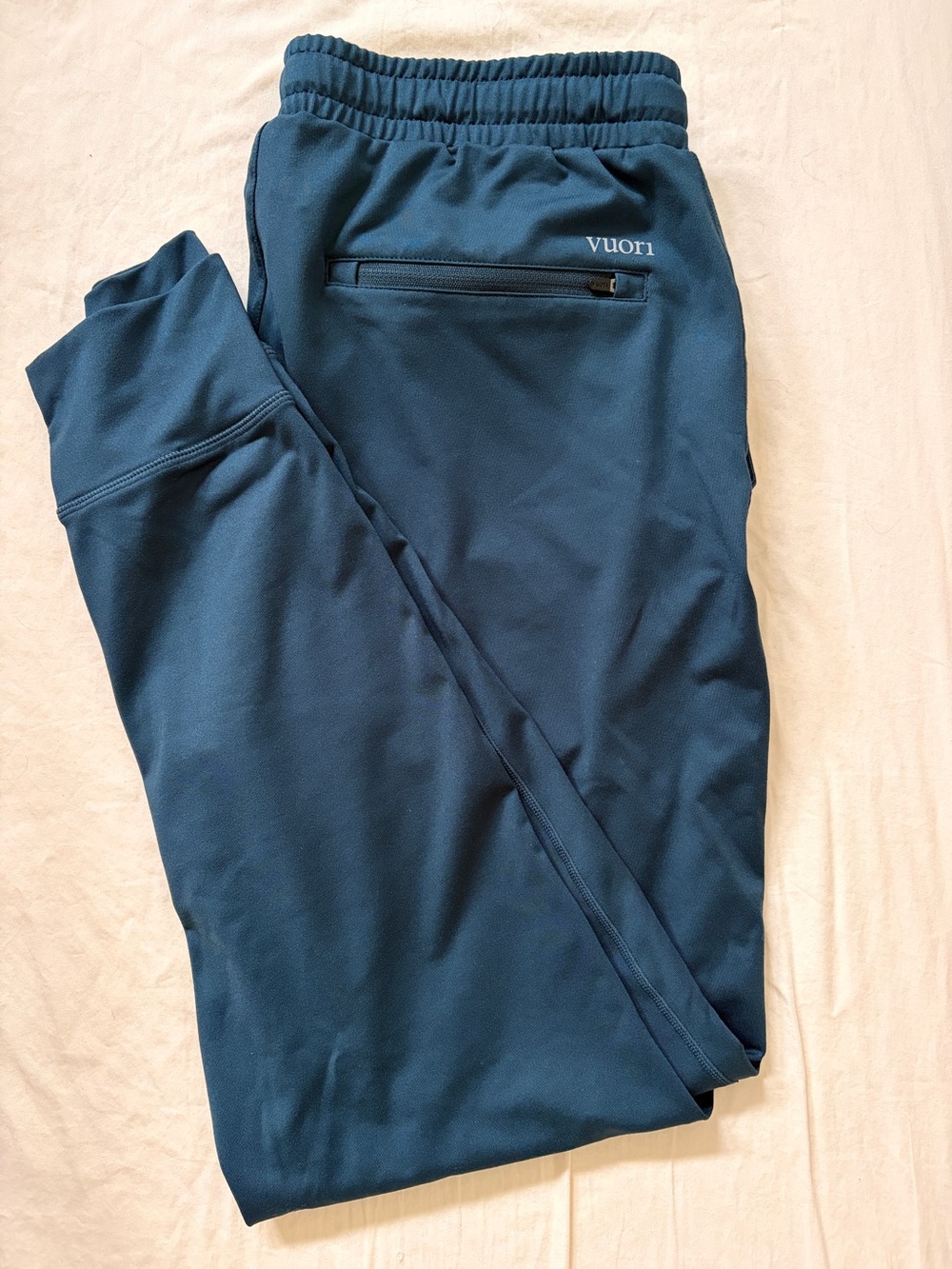Vuori Men's Joggers in Deep Teal Blue